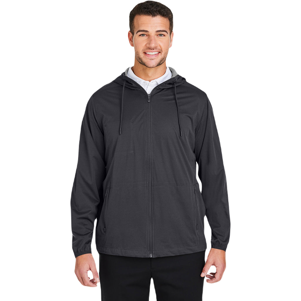 North End Men's Carbon Heather Network Lightweight Jacket