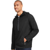 North End Men's Black/Carbon Aura Lightweight Packable Anorak
