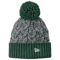 New Era Dark Green/Graphite/White Marled Knit Pom Beanie