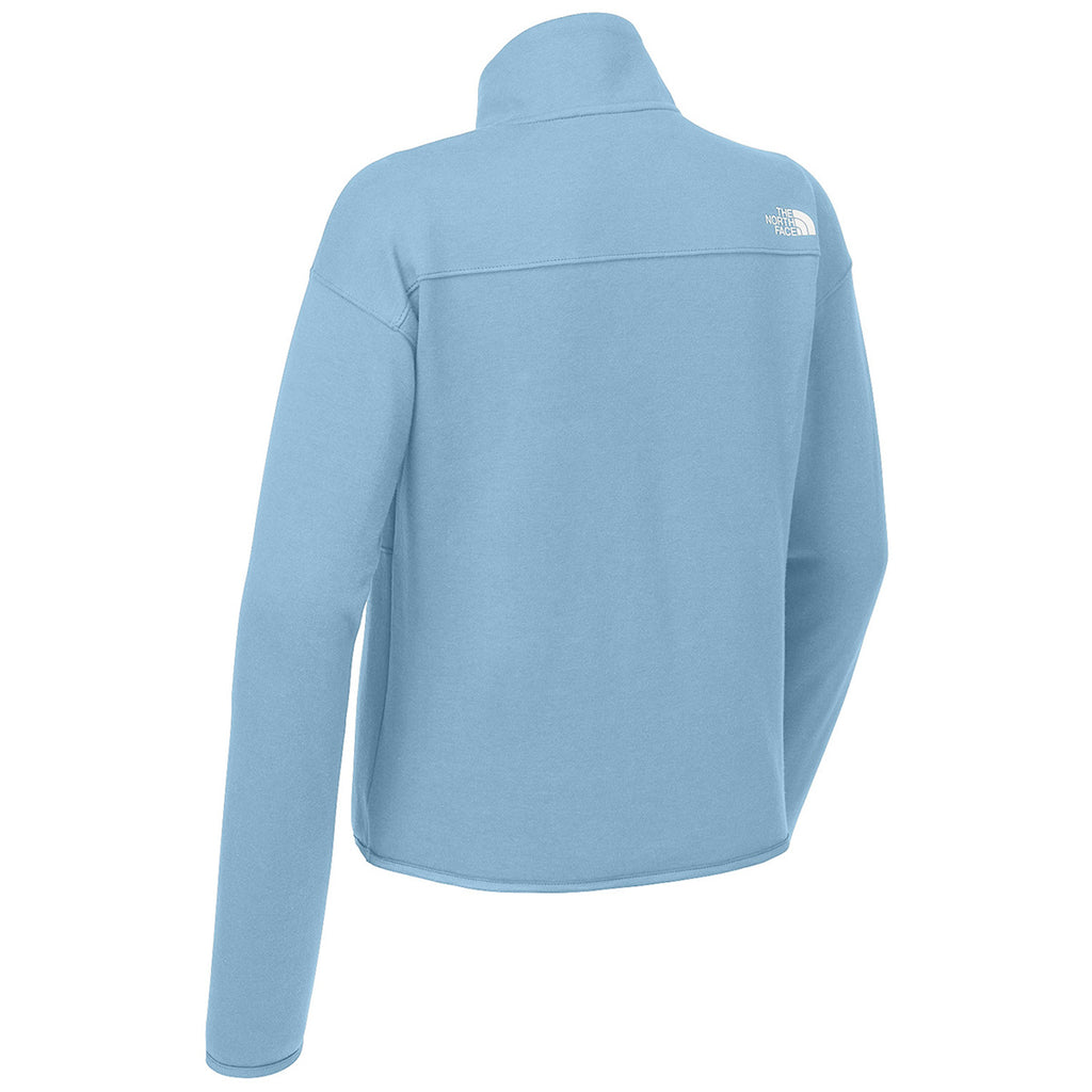 The North Face Women's Steel Blue Double-Knit 1/2-Zip Fleece