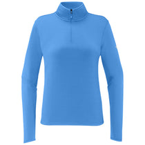 The North Face Women's Marina Blue Aim 1/4-Zip Fleece