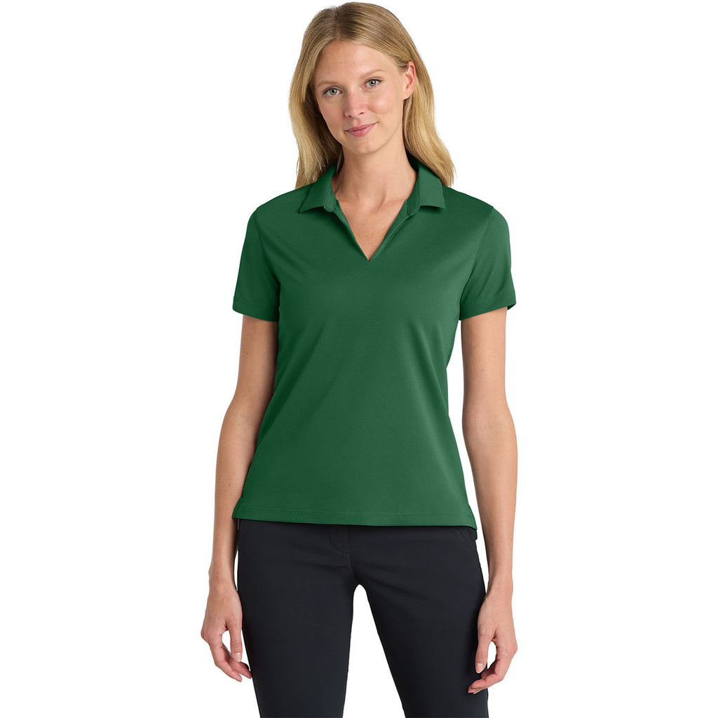 Nike Women's Gorge Green Dri-FIT Micro Pique 2.0 Polo