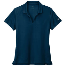 Nike Women's Navy Dri-FIT Micro Pique 2.0 Polo