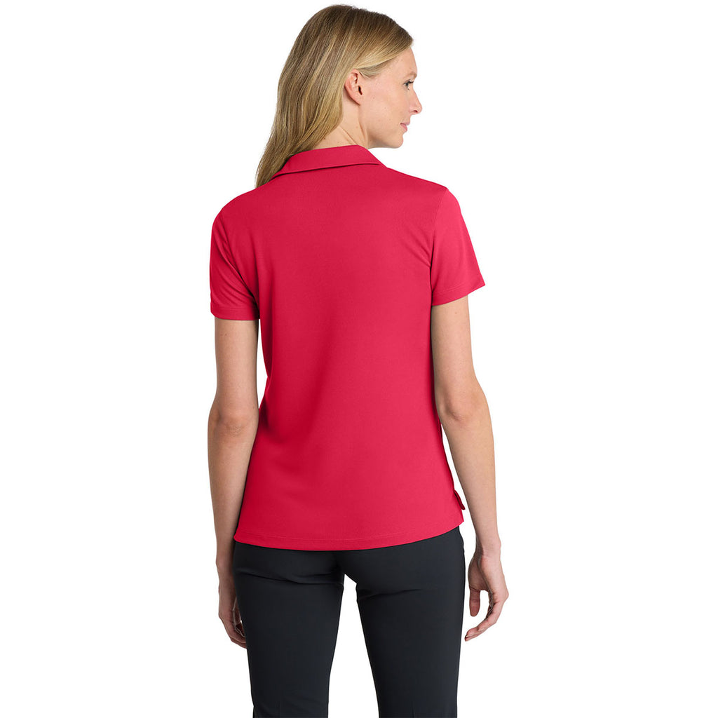 Nike Women's University Red Dri-FIT Micro Pique 2.0 Polo