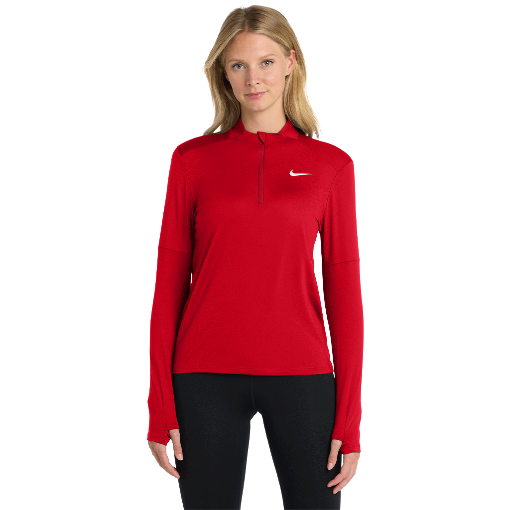 Nike Women's Scarlet Dri-FIT Element 1/2 Zip Top