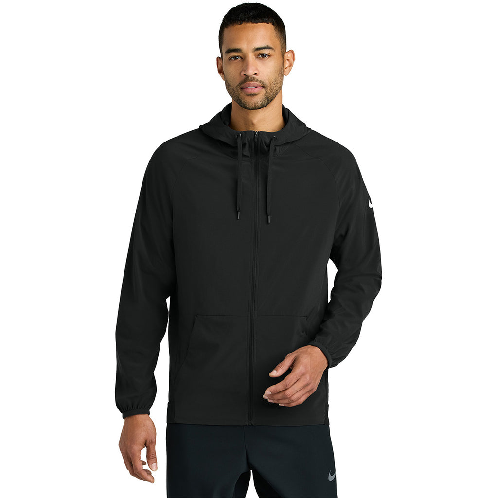 Nike Men's Black Pro Hooded Jacket