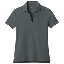 Nike Women's Anthracite Heather Dri-FIT Smooth Heather Polo