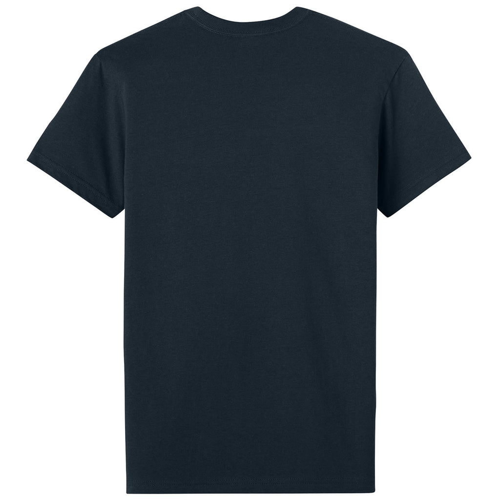 Next Level Men's Midnight Navy Cotton Pocket Tee