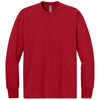 Next Level Men's Red Heavyweight Long Sleeve Tee