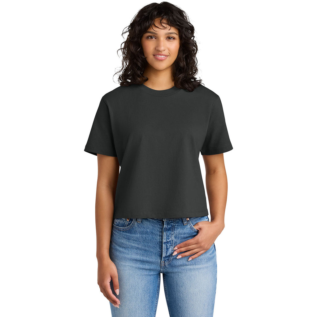 Next Level Women's Graphite Black Heavyweight Boxy Tee