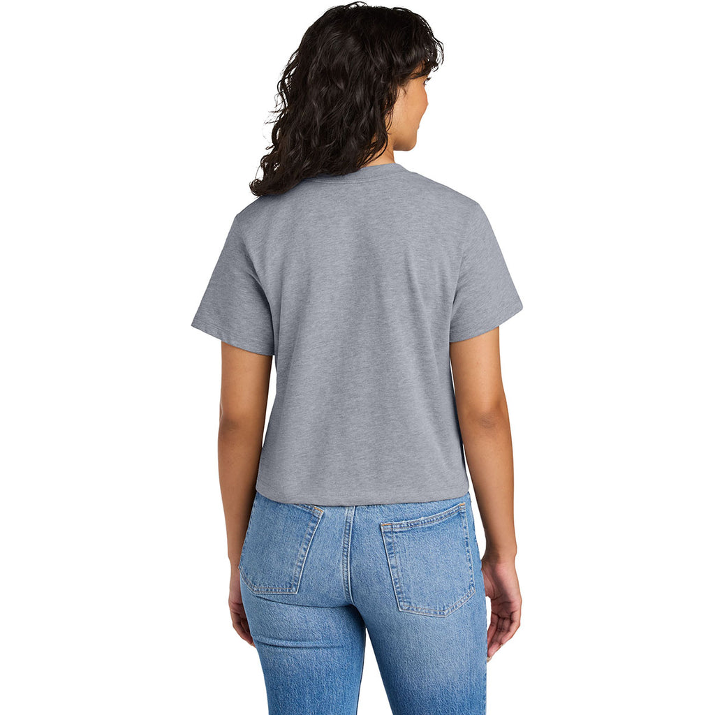 Next Level Women's Heather Gray Heavyweight Boxy Tee
