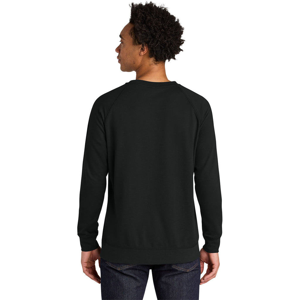 Next Level Men's Black Laguna Raglan Sweatshirt