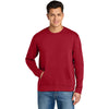 Next Level Men's Red Santa Barbara Pocket Sweatshirt