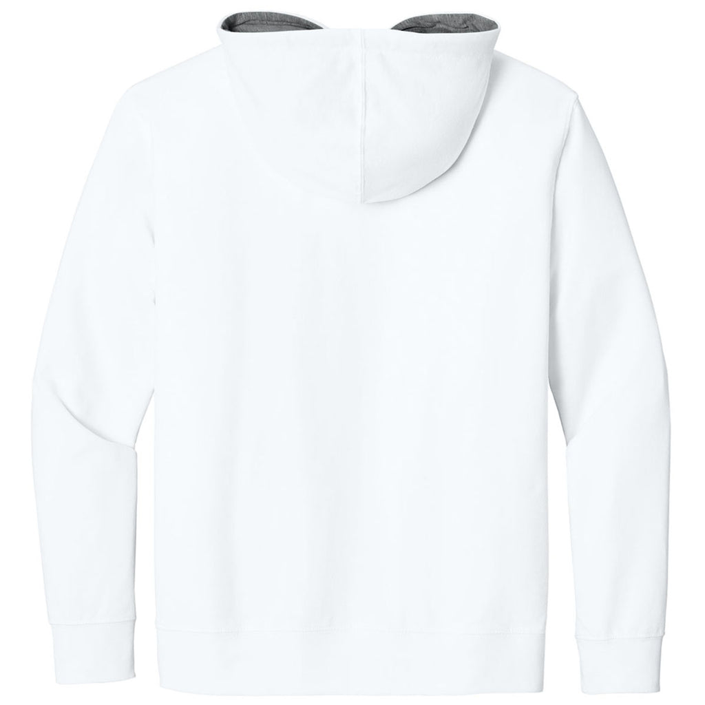Next Level Men's White/Heather Gray Laguna Hoodie