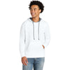 Next Level Men's White/Heather Gray Laguna Hoodie