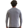 Onna Men's Heather Grey Unstoppable Long Sleeve Fresh Underscrub Base Layer T-Shirt