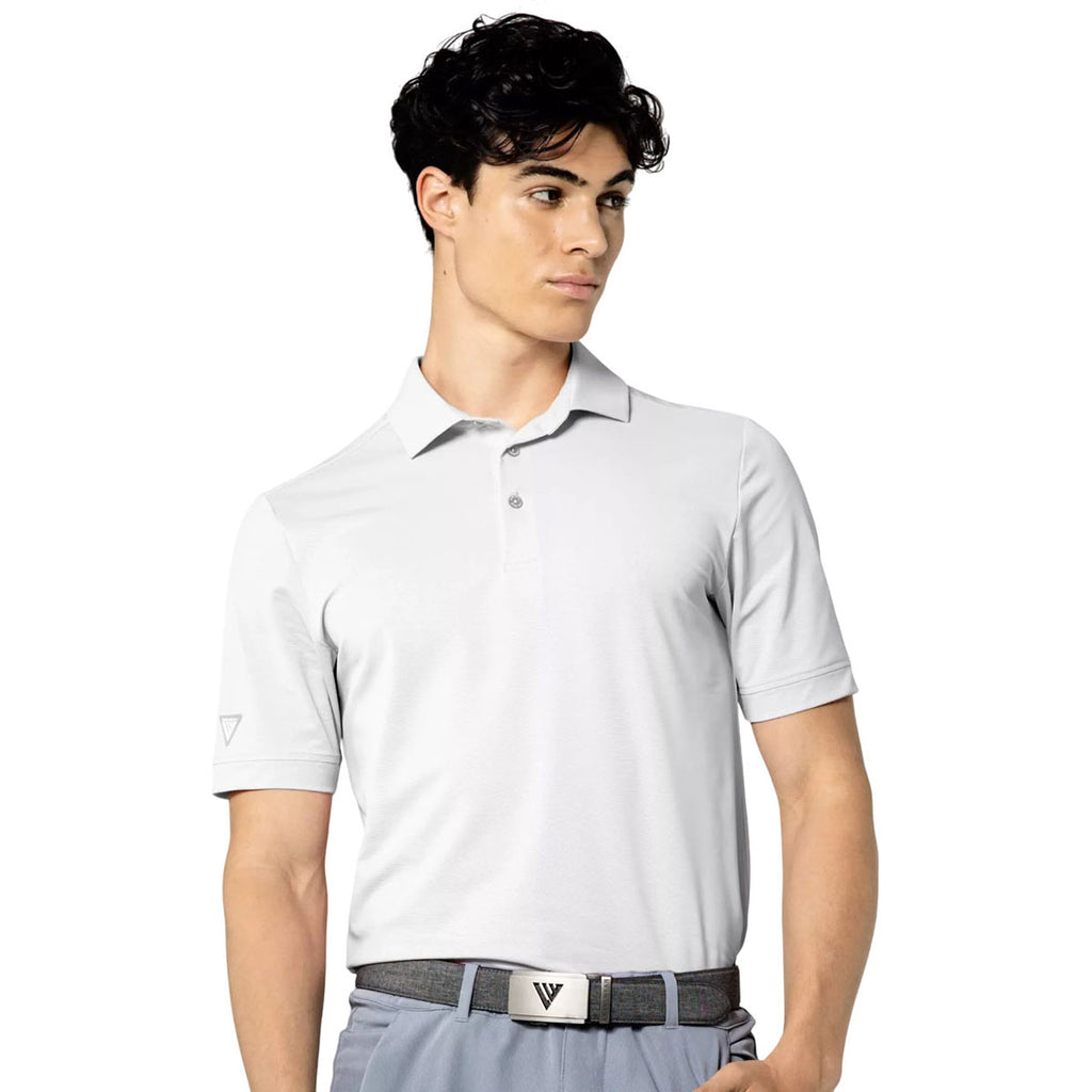 Levelwear Men's White Eternal Polo