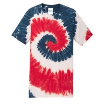 Port & Company Men's USA Rainbow Tie-Dye Tee