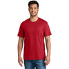 Port & Company Unisex Red CVC Tee