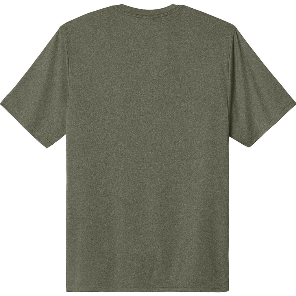 Port & Company Men's Olive Drab Green Heather Heather Performance Tee