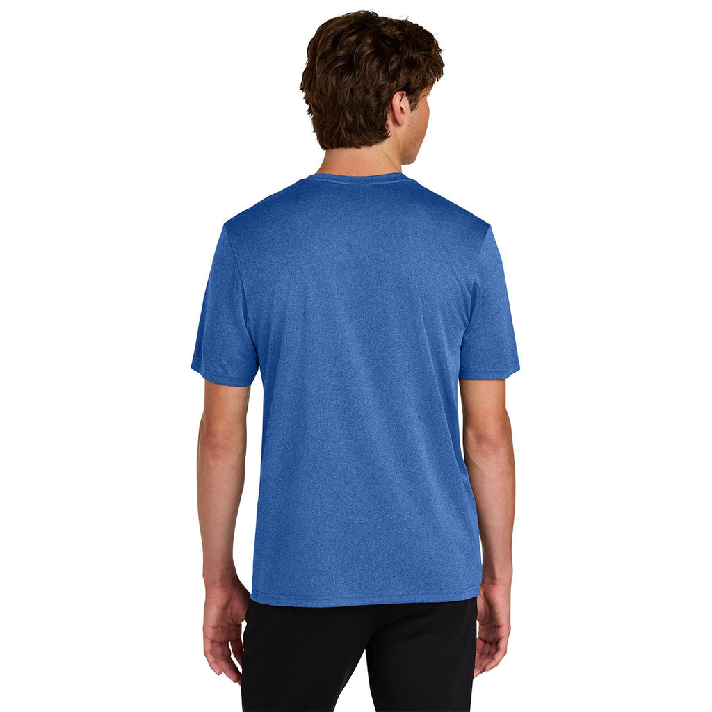 Port & Company Men's True Royal Heather Heather Performance Tee