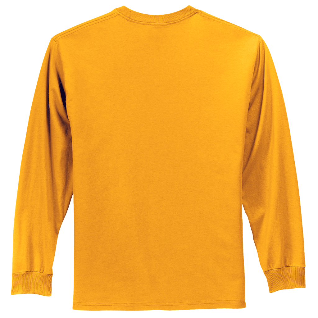 Port & Company Men's Gold Long Sleeve Essential Tee