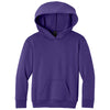 Port & Co. Youth Team Purple Easy Fleece Pullover Hooded Sweatshirt