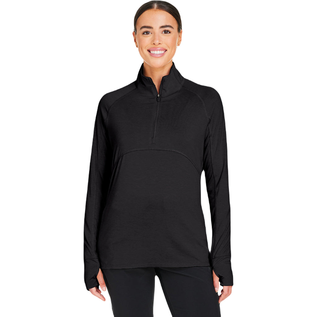 Puma Golf Women's Puma Black Bandon Quarter-Zip