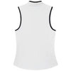 UNRL Women's White Performa Sleeveless Polo