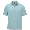 Stormtech Men's Ice Blue Settebello Short Sleeve Polo