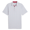 Puma Golf Men's White Glow-Deep Navy MATTR Burgh Polo