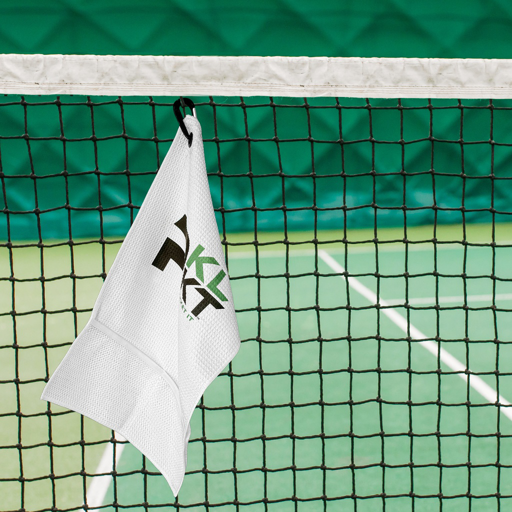 The Magnet Group White Pickle Pocket Waffle Towel