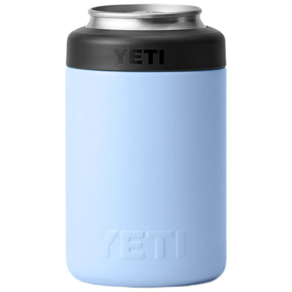 YETI Big Sky Blue Rambler 12 oz Colster Slim Can Insulator