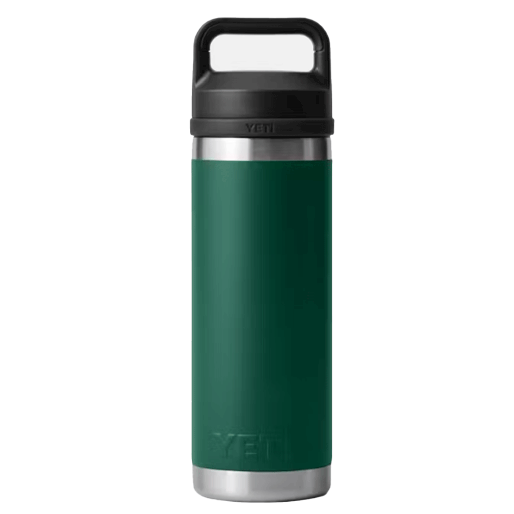 YETI Black Forest Green Rambler 18 oz Bottle with Chug Cap