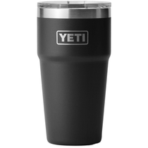 YETI Black 20 oz Stackable Cup with Lid