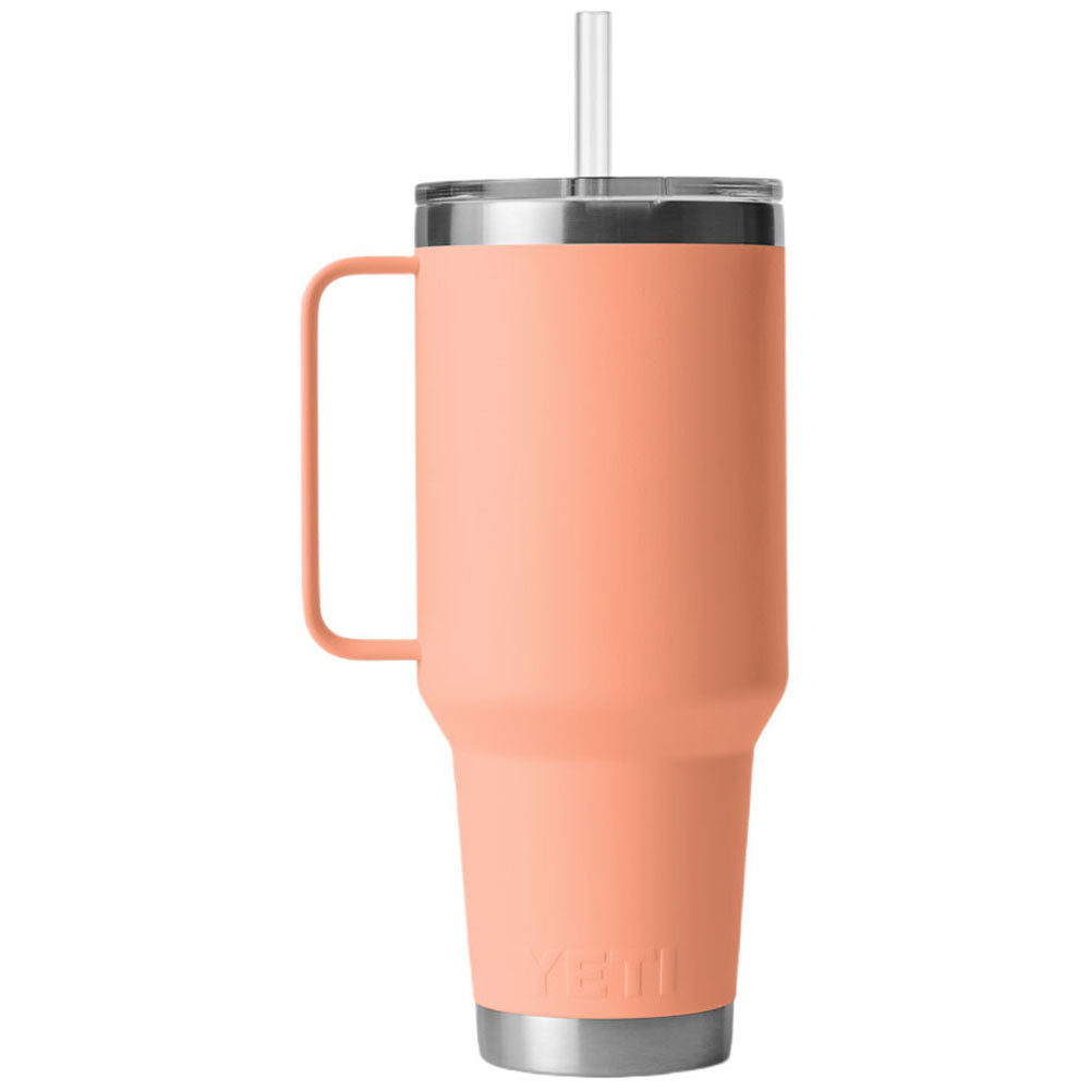 YETI Lowcountry Peach Rambler 42 oz Mug with Straw Lid