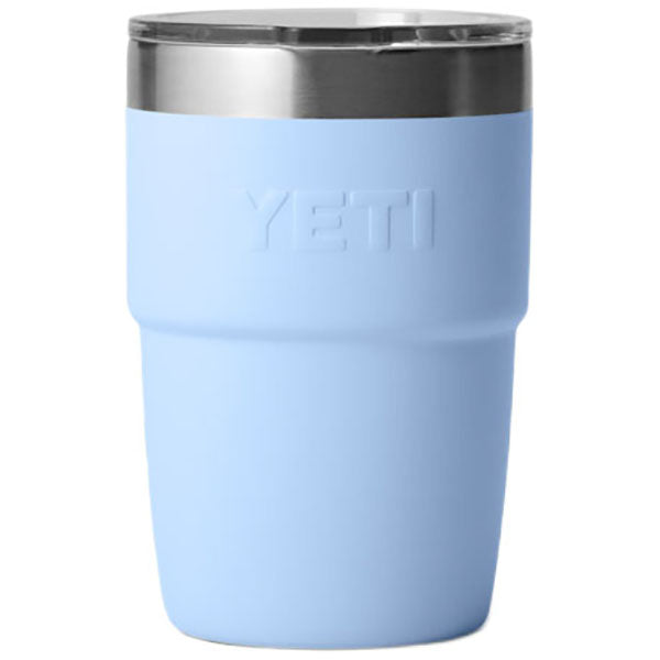 YETI Big Sky Blue Rambler 8 oz Stackable Cup with Lid