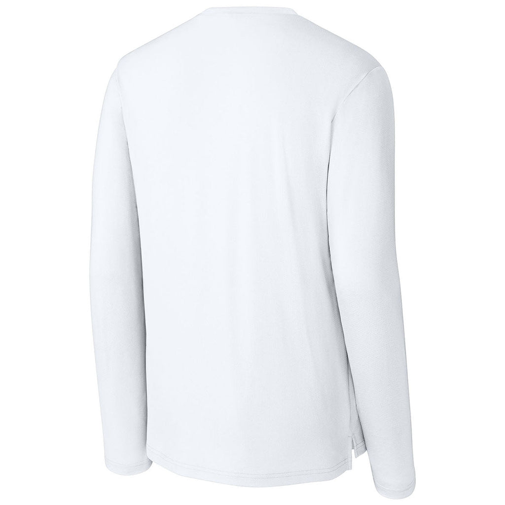 Richardson Men's White Clutch Long Sleeve Tee