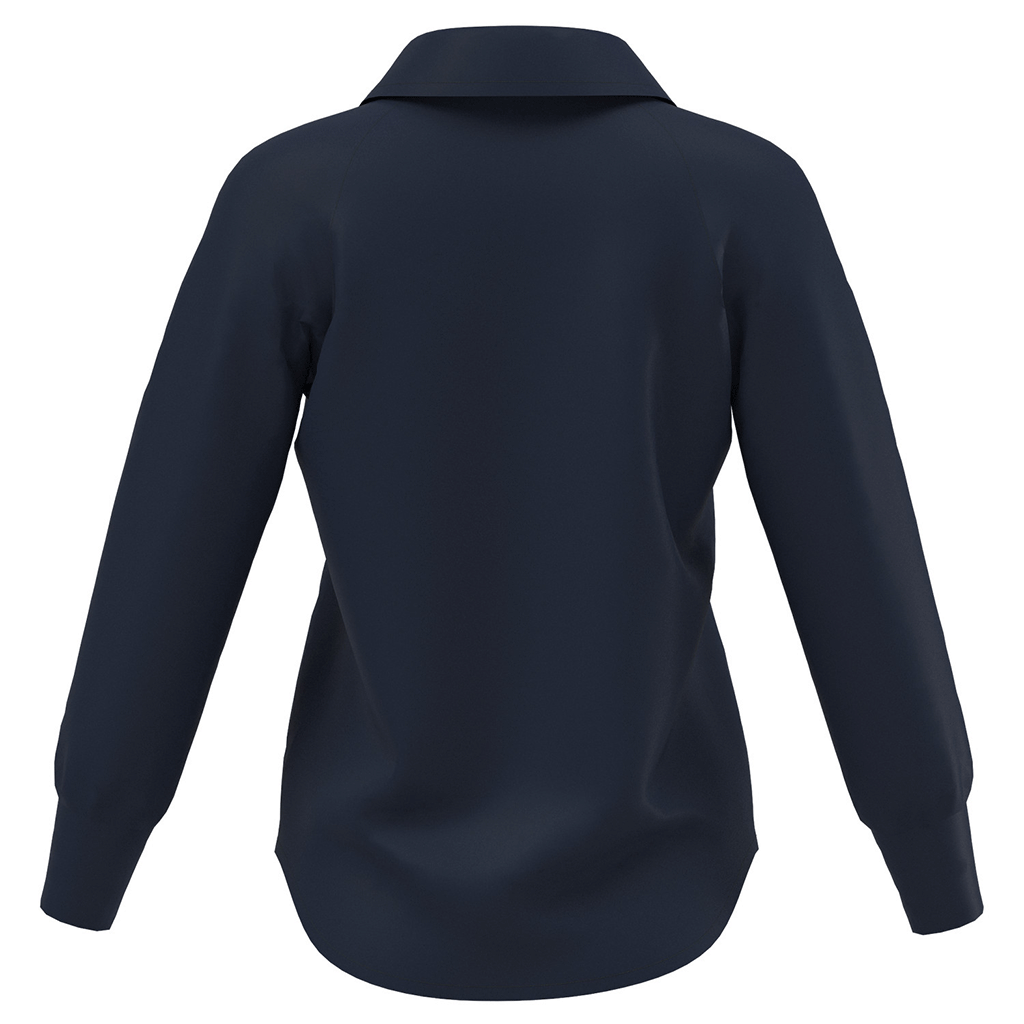 A. PUTNAM Women's Dress Blues Raglan Button Up