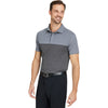 Spyder Men's Polar Frost/Black Frost Spyre Flex Colorblock Polo