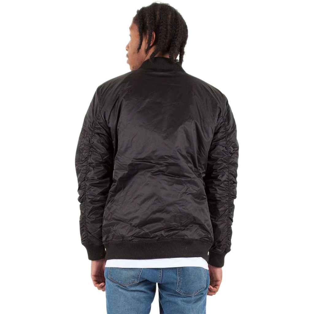 Shaka Wear Unisex Black Bomber Jacket