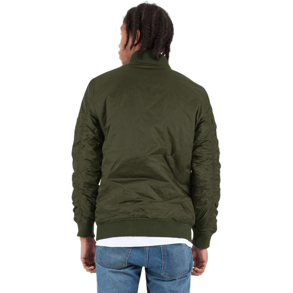 Shaka Wear Unisex Olive Bomber Jacket