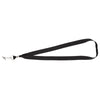 Bullet Black Lanyard with Bulldog Clip