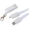 Bullet White 5-in-1 40W PD Charging Cable Lanyard