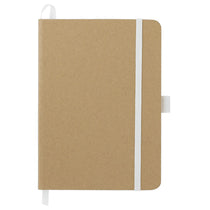 Bullet White 5'' x 7'' FSC Mix Bound Notebook