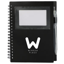 Bullet Black Recycled Star Spiral Notebook with Pen