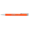 Bullet Orange Maxi Recycled Aluminum Soft Touch Gel Pen