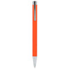 Bullet Orange Maxi Recycled Aluminum Soft Touch Gel Pen