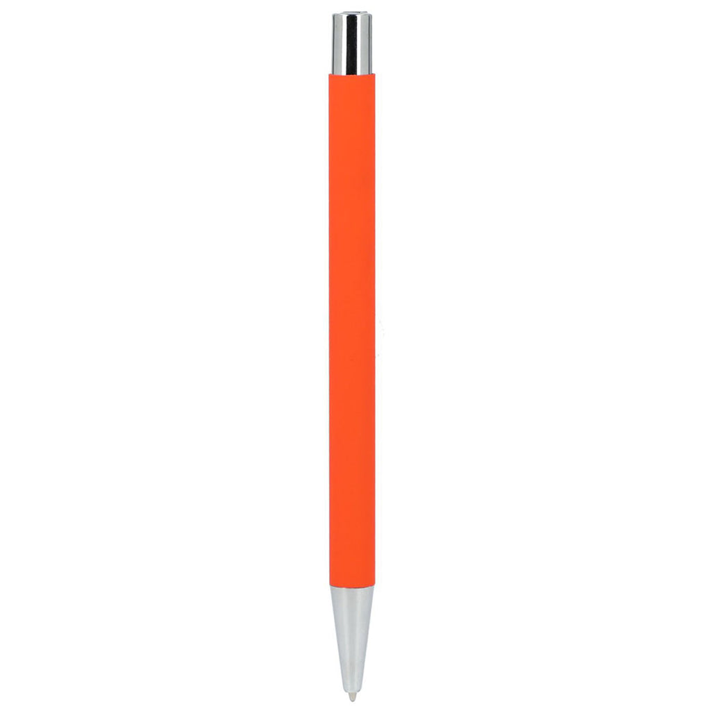 Bullet Orange Maxi Recycled Aluminum Soft Touch Gel Pen