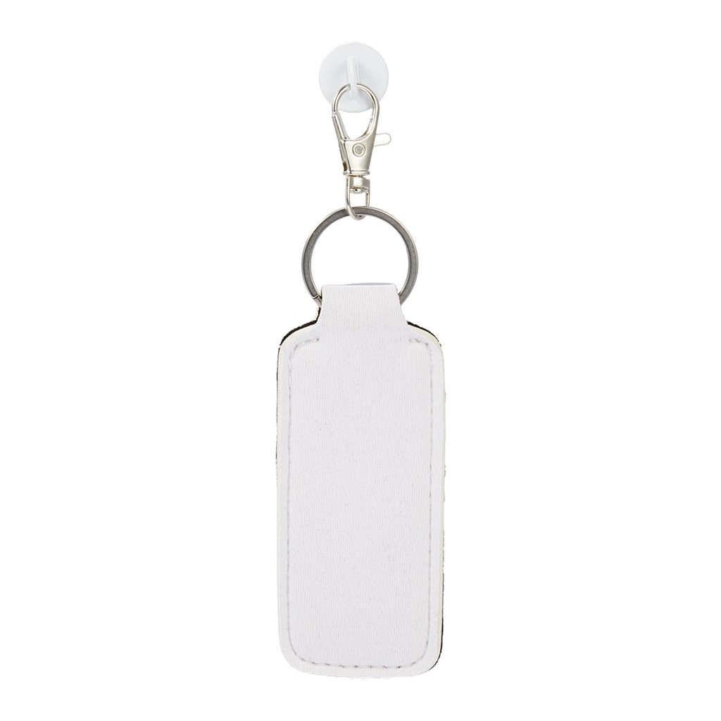 Bullet White Chapstick Holder Bottle Charm